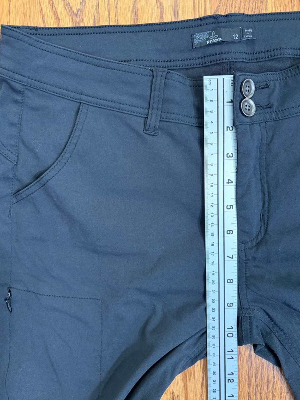 prAna Halle Hiking Shorts Black - Picture 6 of 8